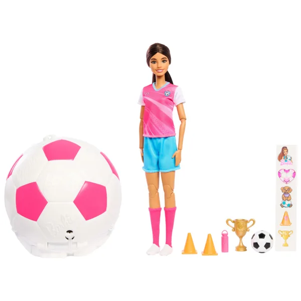 Barbie Nevjerojatna Karijera Lutka - Nogometaš - Mattel slika 2