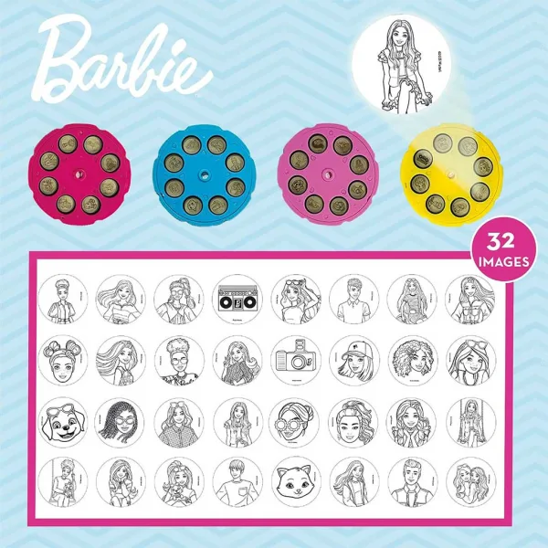 Barbie Projektor bojanka set - Lisciani slika 4
