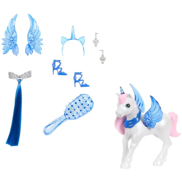 Barbie: Safirni pegaz princeza lutka s dodacima - Mattel slika 5