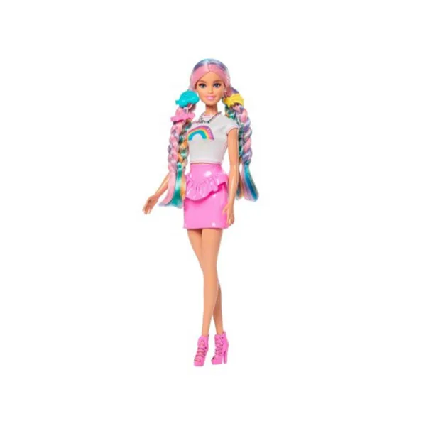 Barbie: Sjajna Duga kosa lutka s dodacima - Mattel slika 3