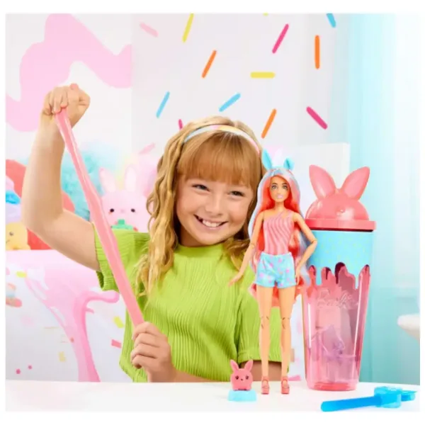 Barbie: Slime Reveal Životinjska zabava - Set za igru sa zekom - Mattel slika 2