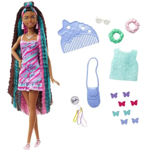 Barbie Totally Hair lutka leptir - Mattel slika 2