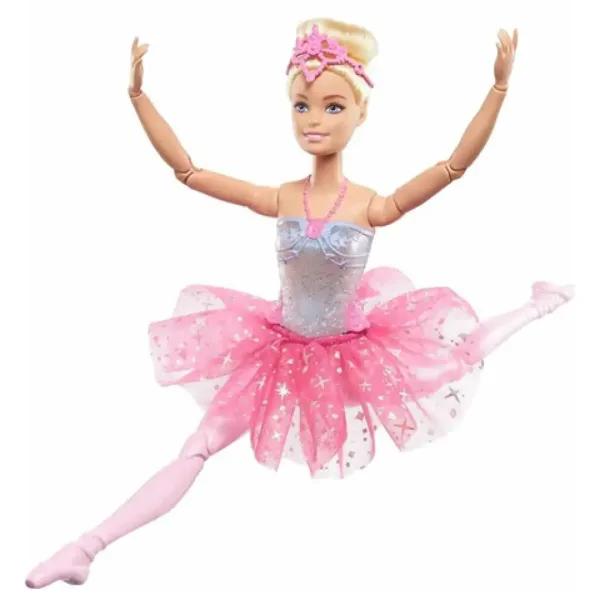 Barbie®: Vilinska balerina duginih boja sa plavom kosom i svjetlom - Mattel slika 3