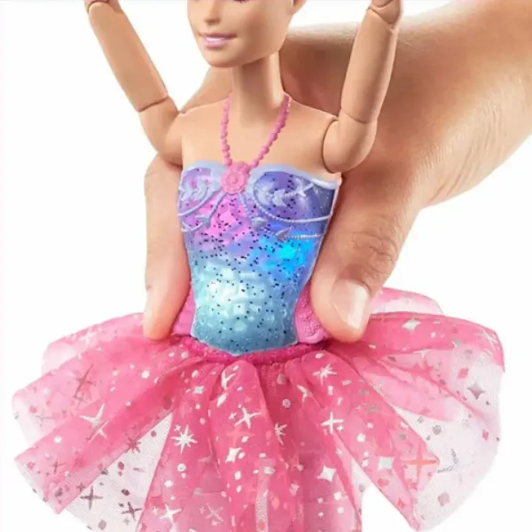 Barbie®: Vilinska balerina duginih boja sa plavom kosom i svjetlom - Mattel slika 4