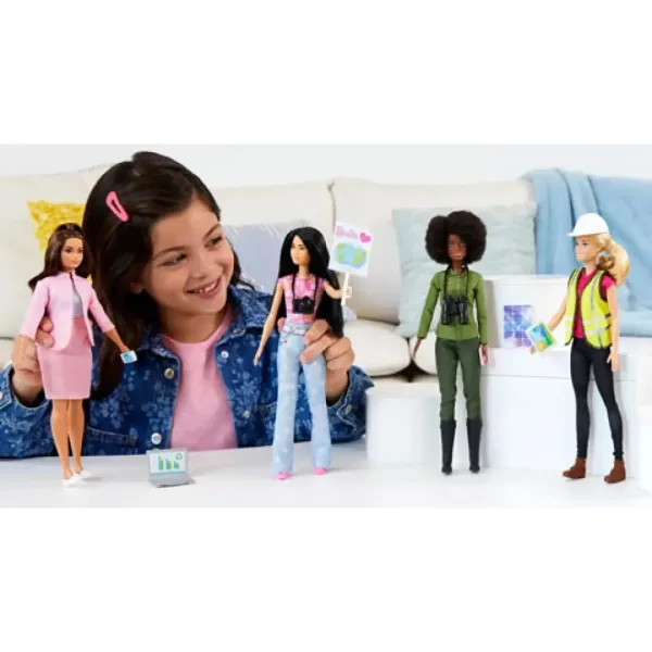 Barbie: Zajedno za Zemlju karijerne lutke, pakiranje od 4 kom - Mattel slika 4