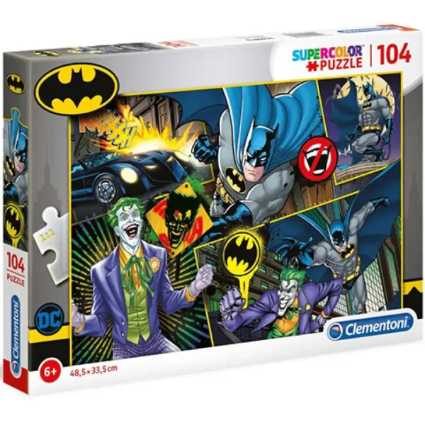 Batman Supercolor puzzle 104kom - Clementoni slika 1