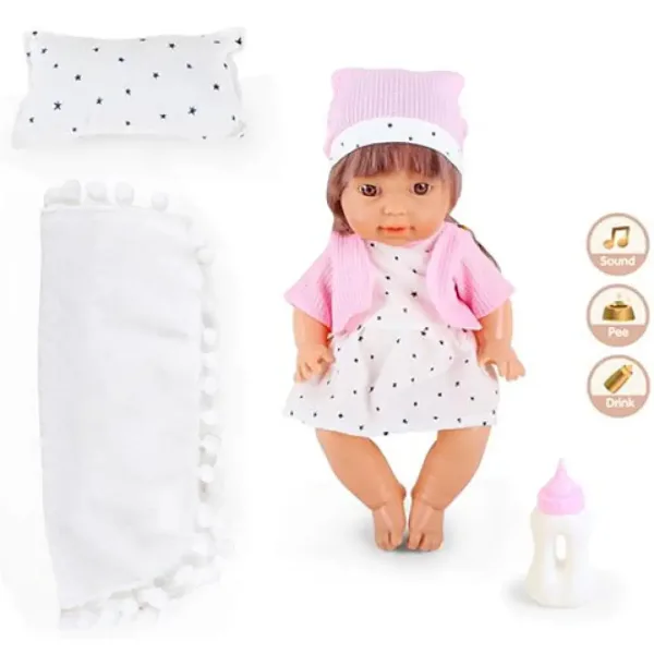 Cureći lutka s zvukom i jastučićem 30cm slika 2