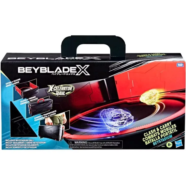 Beyblade X: Beystadium Clash & Carry prijenosna borbena arena – Hasbro slika 2