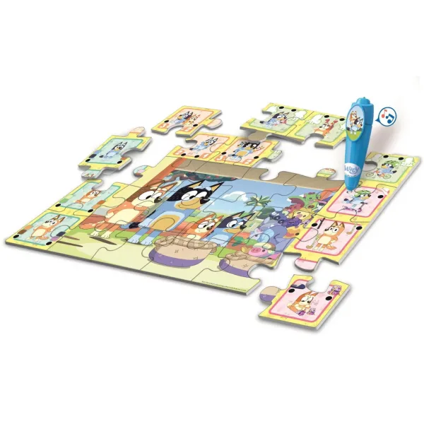 Bluey i prijatelji interaktivni 24-dijelni podni puzzle - Clementoni slika 2