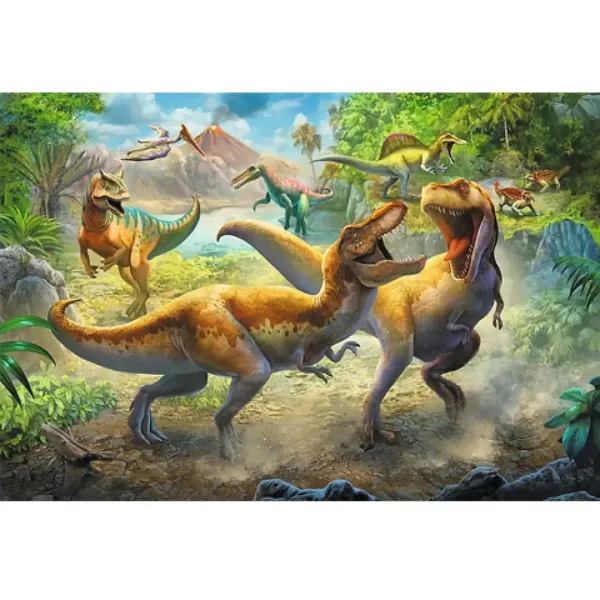 Borbeni Tiranosauri puzzle 160kom - Trefl slika 2