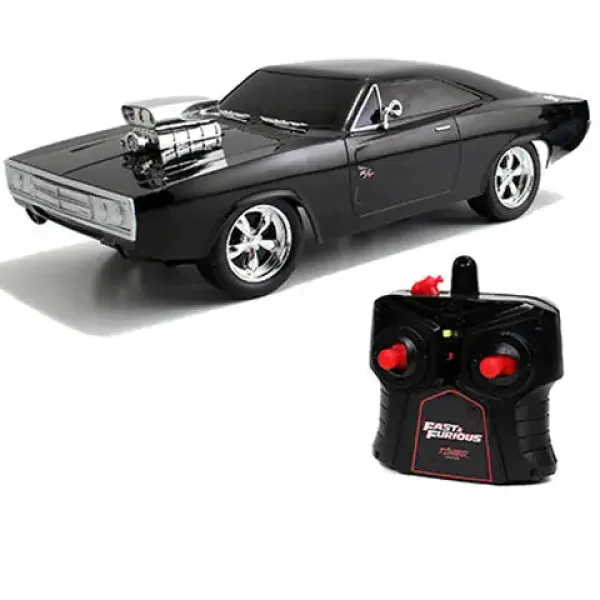 Brzi i žestoki: RC Dom's Dodge Charger R/T auto na daljinsko upravljanje 1/24 - Simba Toys slika 2