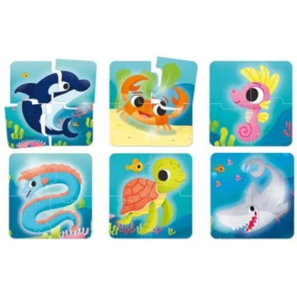 Carotina Baby: Puzzle morskih životinja slika 2