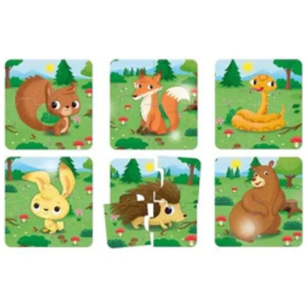 Carotina Baby: Puzzle šumske životinje slika 2