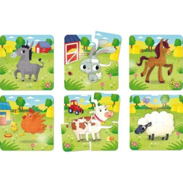 Carotina Baby: Puzzle životinje na farmi slika 2