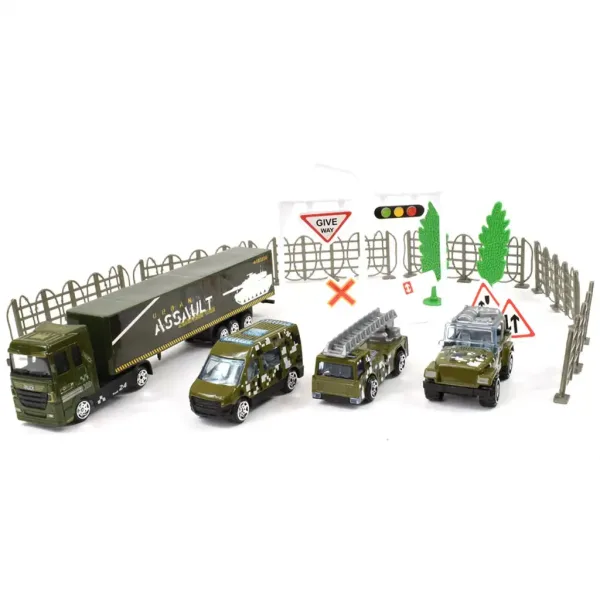 Chariot Die-Cast: Metalni set vojnih vozila s dodacima u dvije verzije slika 3