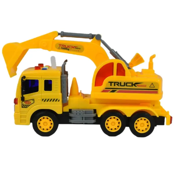 City Truck: Kamion s bagerom s svjetlom i zvukom 1/18 slika 3