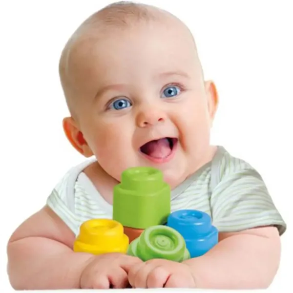 Clemmy: Mekane šarene kocke za bebe 40 kom - Clementoni slika 2