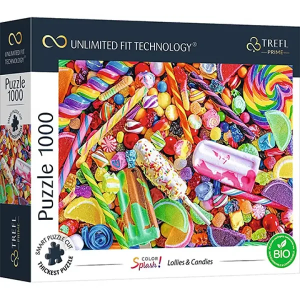 Color Splash bomboni i lizalice 1000 komada UFT puzzle - Trefl slika 1