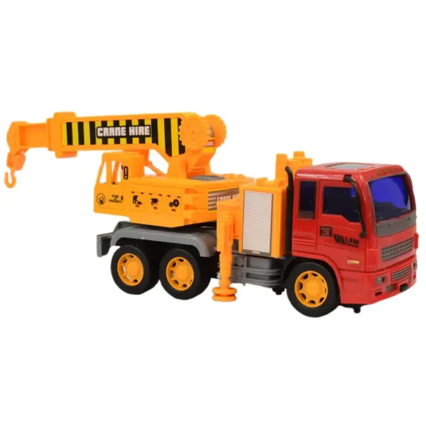Construction Truck: Kamion dizalica s dizajnom zamašnjaka 19 cm slika 3