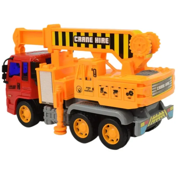 Construction Truck: Kamion dizalica s dizajnom zamašnjaka 19 cm slika 6