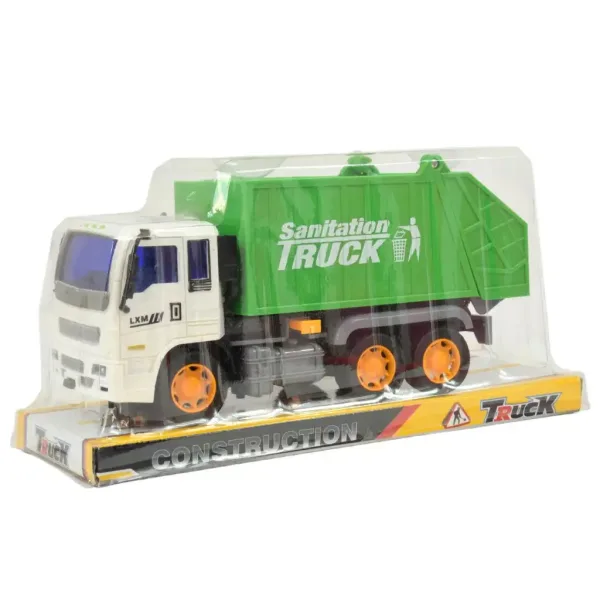 Construction Truck: Kamion za smeće sa dizajnom zamašnjaka 19 cm slika 6
