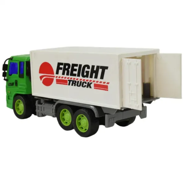 Construction Truck: Kontejnerski kamion s dizajnom zamašnjaka 19 cm slika 3