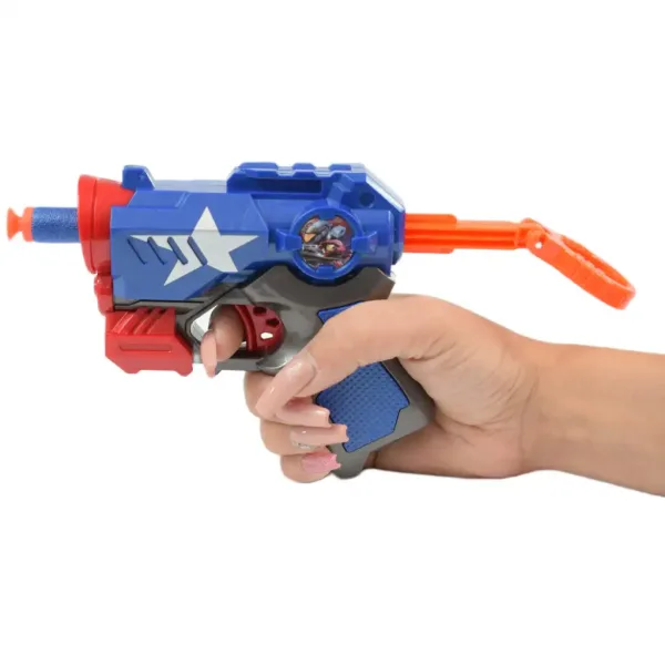 Cool Soft Bullet Gun: Mala spužvasta puška sa patronama plave boje 14cm slika 6