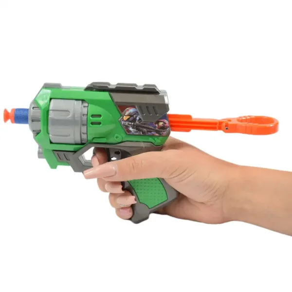 Cool Soft Bullet Gun: Mala spužvasta puška sa patronama zelene boje 14cm slika 4