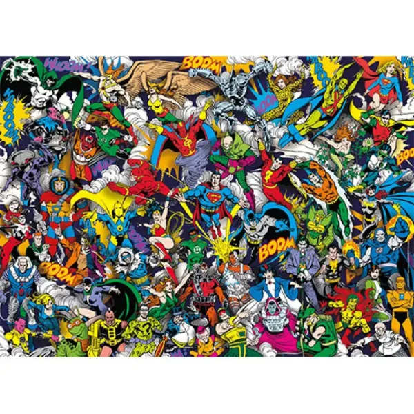 DC Comics Liga istine impossible puzzle 1000kom - Clementoni slika 2