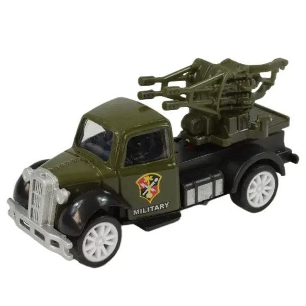 Die-Cast: Vojni mali auto sa zamašnjakom u nekoliko verzija 1/55 slika 2