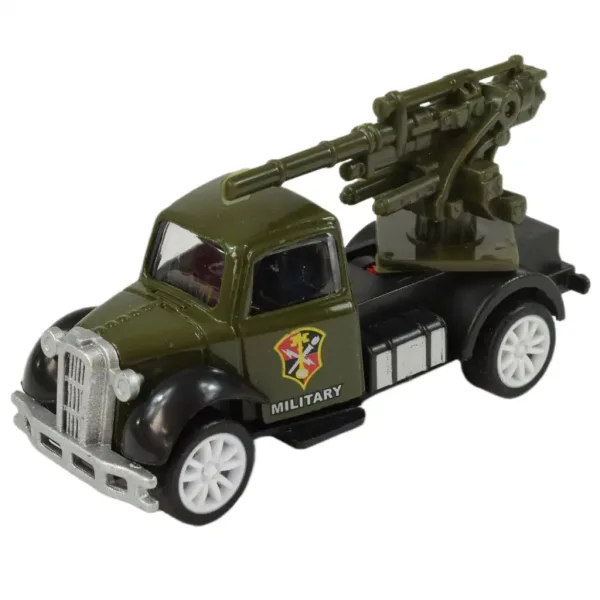 Die-Cast: Vojni mali auto sa zamašnjakom u nekoliko verzija 1/55 slika 4
