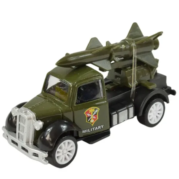 Die-Cast: Vojni mali auto sa zamašnjakom u nekoliko verzija 1/55 slika 5