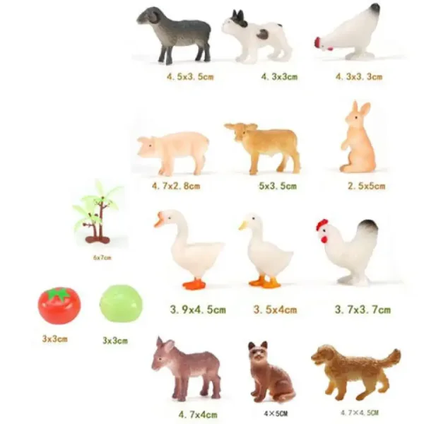 Dino World: Set figurica životinja sa farme slika 2
