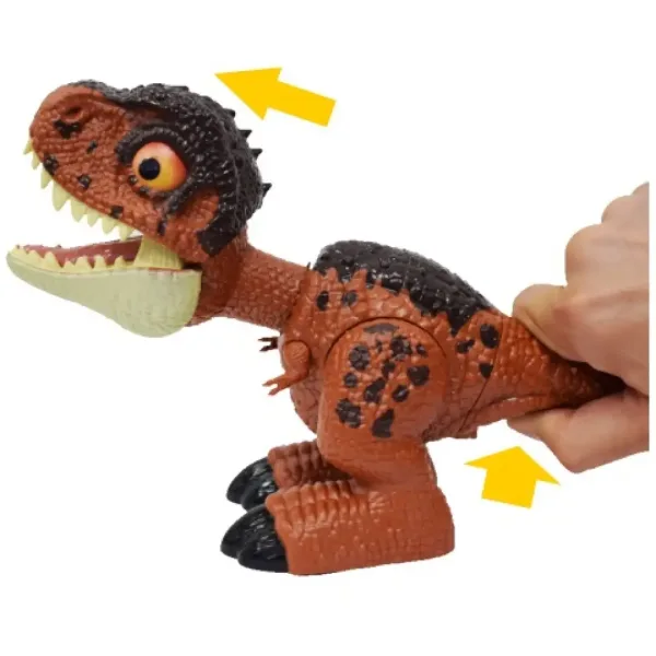 Dino World: Slatka T-Rex beba dinosaura sa zvučnim efektima 25 cm slika 4