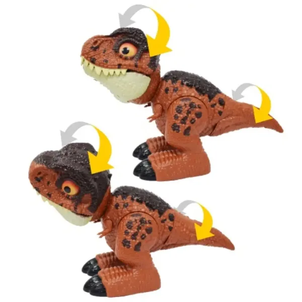 Dino World: Slatka T-Rex beba dinosaura sa zvučnim efektima 25 cm slika 5