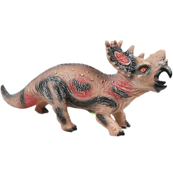 Dino World: Vinilna zvučna figura dinosaura Styracosaurus s pamučnim punjenjem 35 cm slika 2