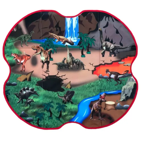 Dinosaur 2u1 set sa kutijom i tepihom slika 2