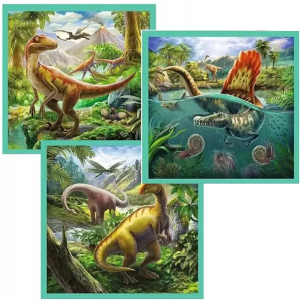 Dinosauri 3u1 puzzle - Trefl slika 2