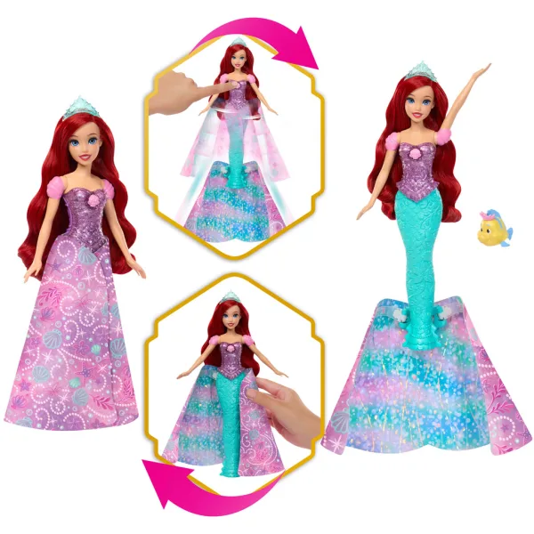 Disney Princeze - Čarobna Transformacija Ariel - Mattel slika 3