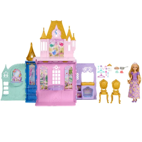 Disney Princeze Dvorac Zlatokosa S Barbikom - Mattel slika 1