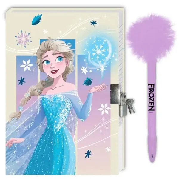 Disney: Frozen 2 tajni dnevnik s bravom i pom-pom olovkom 12x18cm 60 listova slika 2