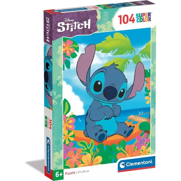 Disney Stitch 104kom Supercolor puzzle - Clementoni slika 1