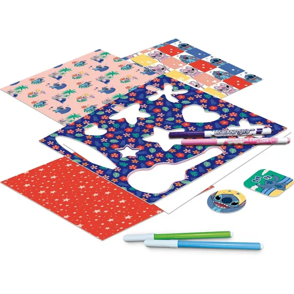 Disney Stitch set za crtanje s osvjetljenom pločom za crtanje - Lisciani slika 3