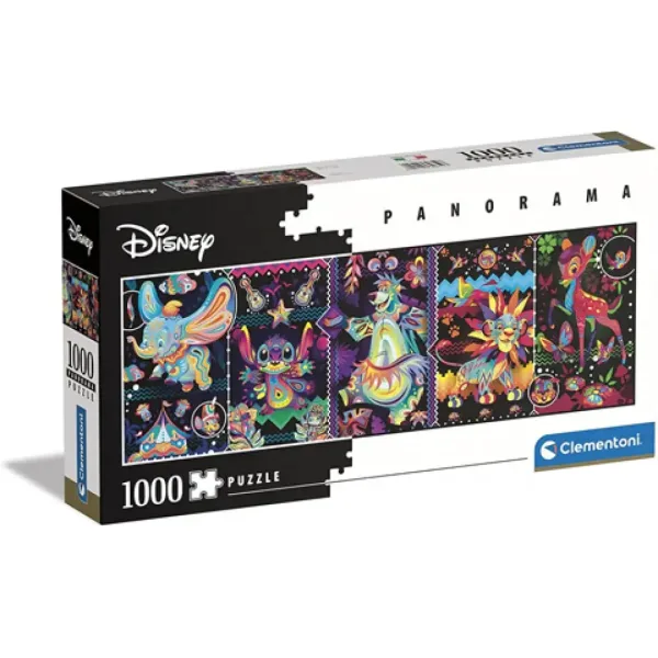 Disney Vintage šarena panoramska slagalica od 1000 komada - Clementoni slika 1