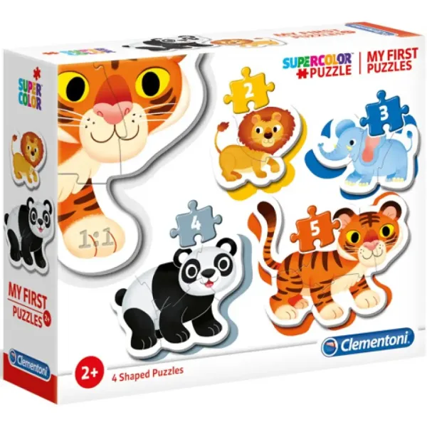 Divlje životinje Supercolor 4u1 puzzle - Clementoni slika 1