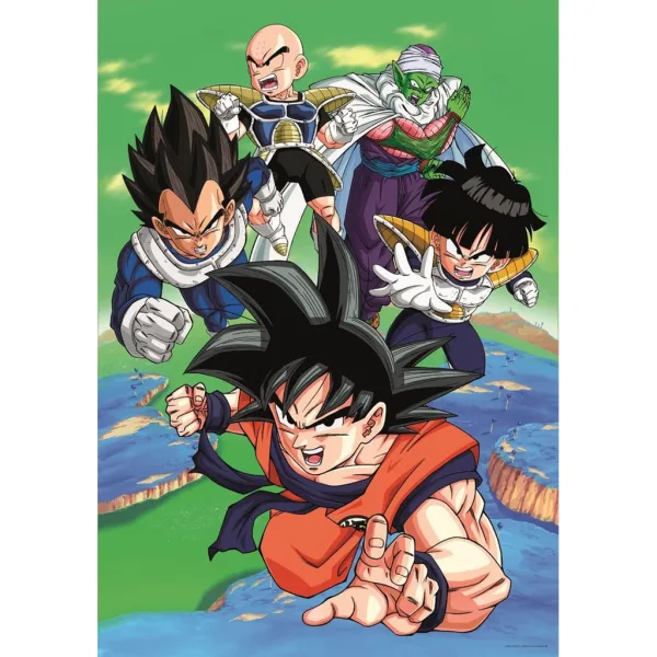 Dragon Ball Z Borci na misiji 1000 komada compact puzzle – Clementoni slika 2