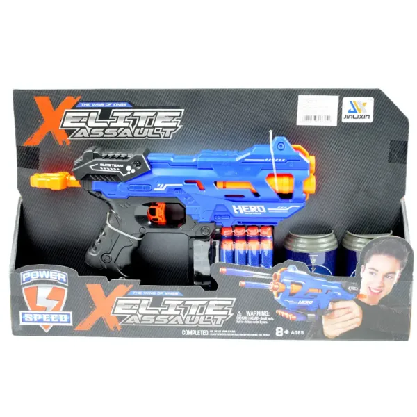 Elite Assault: Set pištolja sa spužvastim patronama 29x15 cm slika 4