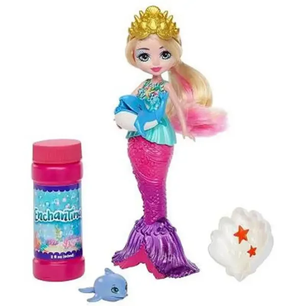Enchantimals: Figura sirene sa mjehurićima za puhanje i sa dodacima - Mattel slika 2