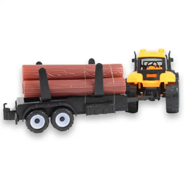 Engineering Truck: Dvodijelni radni stroj set sa transporterom trupaca i traktorom prikolicom slika 5