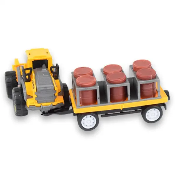 Engineering Truck: Traktor sa bačvama za ulje i prikolicom 24cm slika 2